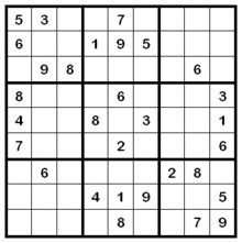 Онлайн Судоку-free online sudoku